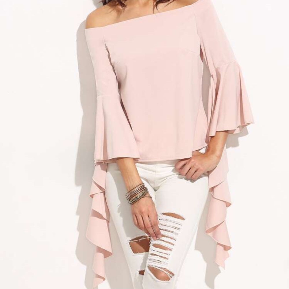 💗 White Closet Blush Blouse - Picture 2 of 4